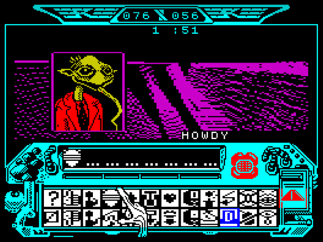 Captain Blood screenshot 3 for ZX Spectrum
